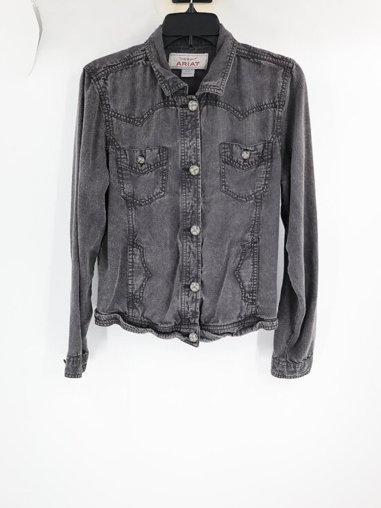 Ariat Jackets & Blazers - Ariat August Trucker Jacket Women's Small Lightweight Western Cowgirl Button Up